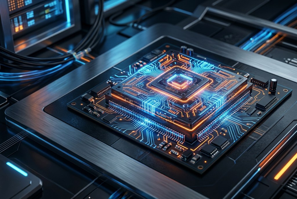 Advanced Google TPU artificial intelligence accelerator hardware chip powering PyTorch neural network machine learning models